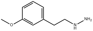 1-(3-methoxyphenethyl)hydrazine hydrochloride 结构式