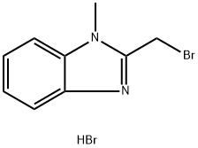 2-溴甲基-1-甲基-1H-苯并咪唑氢溴酸 结构式