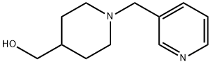 1-(吡啶-3-甲基)哌啶-4-甲醇 结构式