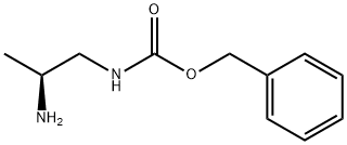 N-[(2S)-2-氨基丙基]氨基甲酸苯甲酯 结构式