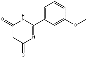 6-HYDROXY-2-(3-METHOXYPHENYL)-4(3H)-PYRIMIDINONE 结构式