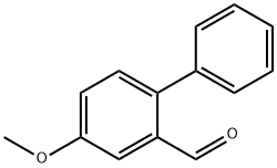 5-甲氧基-2-苯基苯甲腈 结构式