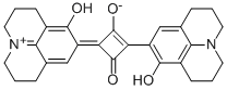 1-(2-Hydroxy-julolidin-4-yl)-3-(1,4-dihydro-2-hydroxy-julolidin-4-ylidene-onium)-2-oxo-cyclobuten-4-olate 结构式