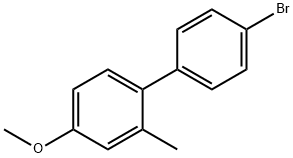 4-BROMO-4'-METHOXY-2'-METHYLBIPHENYL 结构式