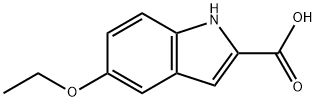 5-乙氧基吲哚-2-甲酸 结构式