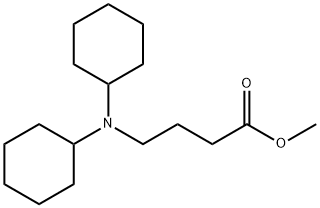 methyl 4-(dicyclohexylamino)butanoate 结构式