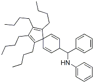 PHENYL-[PHENYL-(1,2,3,4-TETRABUTYL-SPIRO[4.5]DECA-1,3,6,9-TETRAEN-8-YL)-METHYL]-AMINE 结构式