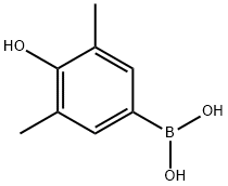 4-HYDROXY-3,5-DIMETHYLPHENYLBORONIC ACID 结构式