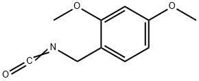 2,4-二甲氧苄基异氰酸酯 结构式