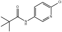 2,2-二甲基-N-(2-氯-5-吡啶)丙酰胺 结构式