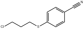 4-[(3-CHLOROPROPYL)THIO]-BENZONITRILE 结构式