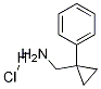 (1-苯基环丙基)甲胺盐酸盐 结构式