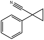 1-苯基-1-环丙基甲腈 结构式