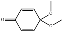 4,4-二甲氧基-2,5-环己二烯-1-酮 结构式