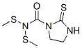 N,N-二甲基硫代-2-硫代咪唑烷-1-甲酰胺 结构式