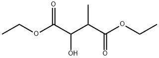 2-羟基-3-甲基琥珀酸二乙酯 结构式