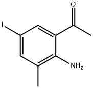 Ethanone,1-(2-amino-5-iodo-3-methylphenyl)- 结构式