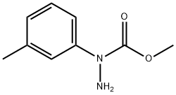 Hydrazinecarboxylic  acid,  1-(3-methylphenyl)-,  methyl  ester 结构式