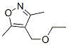 Isoxazole, 4-(ethoxymethyl)-3,5-dimethyl- (9CI) 结构式