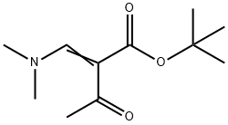 TERT-BUTYL 2-ACETYL-3-(DIMETHYLAMINO)ACRYLATE 结构式