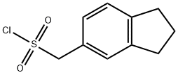 Indan-5-ylmethanesulfonyl chloride 结构式