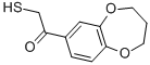 1-(3,4-Dihydro-2Hbenzo[b][1,4]dioxepin-7-yl)-2-mercapto-ethanone 结构式