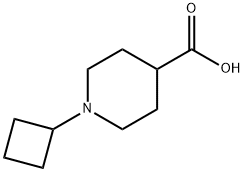 1-Cyclobutyl-piperidine-4-carboxylic acid 结构式