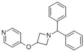 4-(1-Benzhydryl-azetidin-3-yloxy)-pyridine 结构式