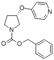 benzyl (3S)-3-(pyridin-4-yloxy)pyrrolidine-1-carboxylate 结构式
