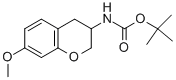 (7-Methoxy-chroman-3-yl)-carbamic acid tertbutyl ester 结构式