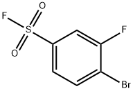 4-溴-3-氟苯磺酰氟 结构式