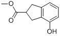 4-Hydroxy-indan-2-carboxylic acid methyl ester 结构式