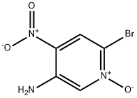 3-氨基-4-硝基-5-溴吡啶氮氧化物 结构式