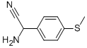 amino[4-(methylthio)phenyl]acetonitrile 结构式