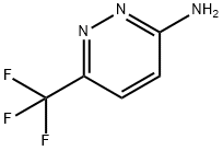 6-(三氟甲基)哒嗪-3-胺 结构式