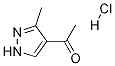 1-(3-甲基-1H-吡唑-4-基)乙酮盐酸盐 结构式
