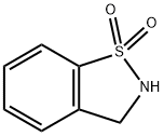 2,3-二氢-1,1-二氧-1,2-苯并异噻唑 结构式