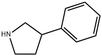 3-苯基-吡咯烷 结构式