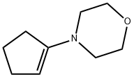N-(1-环戊烯基)吗啉 结构式