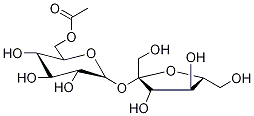 蔗糖-6-乙酸酯 结构式