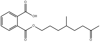 Mono-(4-Methyl-7-oxooctyl)phthalate 结构式