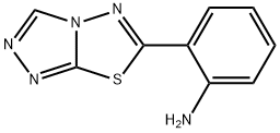 2-([1,2,4]三唑并[3,4-B][1,3,4]噻二唑-6-基)苯胺 结构式