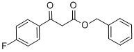 BETA-OXO-4-FLUORO-BENZENEPROPANOIC ACID PHENYLMETHYL ESTER 结构式