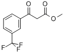 3-三氟甲基苯甲酰乙酸甲酯 结构式