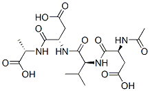 (3S)-3-[[(2S)-2-[[(2S)-2-acetamido-3-carboxy-propanoyl]amino]-3-methyl -butanoyl]amino]-3-[[(1S)-1-carboxyethyl]carbamoyl]propanoic acid 结构式