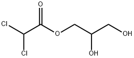 2,3-dihydroxypropyl 2,2-dichloroacetate 结构式