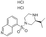 (S) 5-(3-Isopropyl-piperazine-1-sulfonyl)-isoquinoline dihydrochloride 结构式