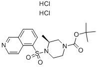 (S)-4-(Isoquinoline-5-sulfonyl)-3-methyl-piperazine-1-carboxylic acid tert-butyl ester dihydrochloride 结构式