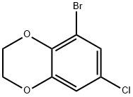 5-溴-7-氯-2,3-二氢苯并[B][1,4]二噁英 结构式