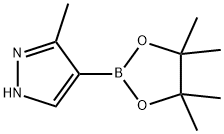 3-甲基吡唑-4-硼酸频那醇酯 结构式